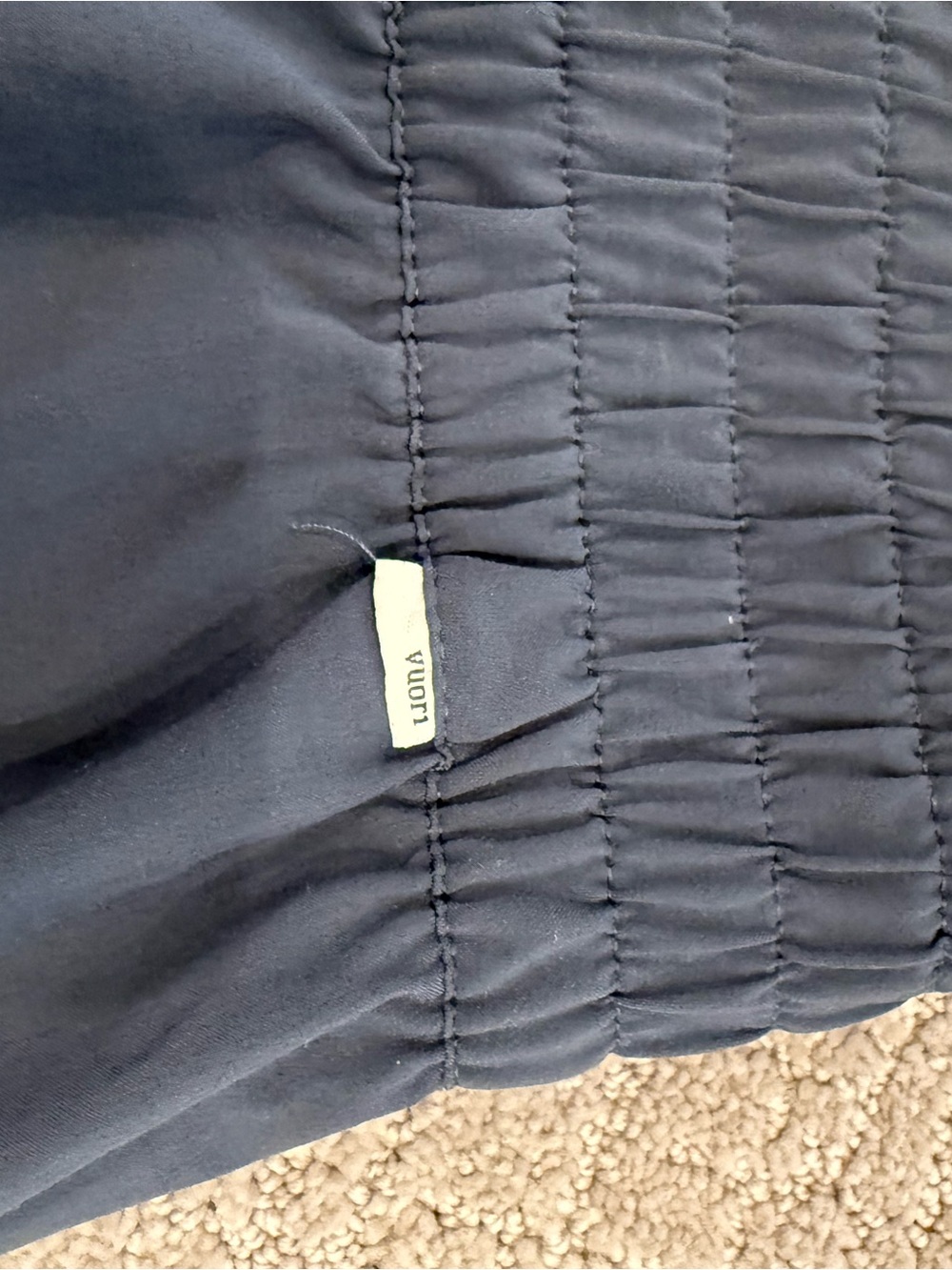 Vuori Navy Elastic-Waist Performance Shorts - Picture 4 of 4